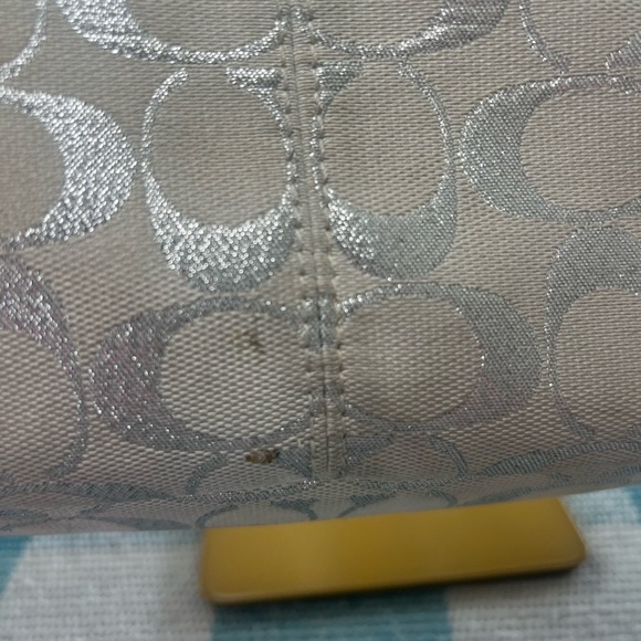 Coach Gallery Lurex East/West Tote - Picture 4 of 7